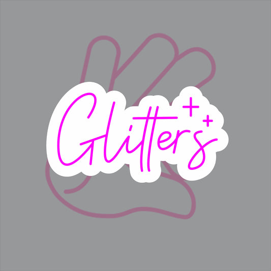 Glitters Neon Sign
