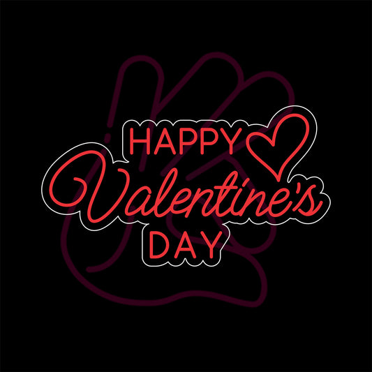 Happy Valentine's Day Neon Sign