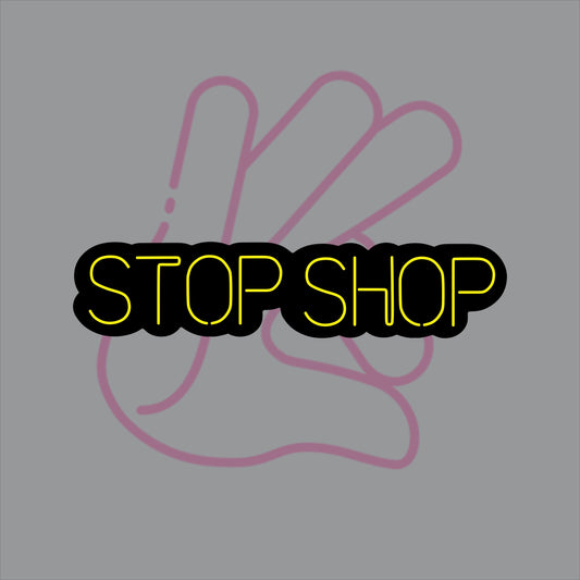 Stop Shop Neon Sign